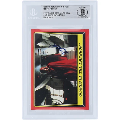 Ira Keeler Star Wars Autographed 1983 Topps Return of the Jedi #55 BAS Authenticated Card