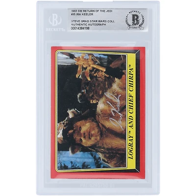 Ira Keeler Star Wars Autographed 1983 Topps Return of the Jedi #85 BAS Authenticated Card