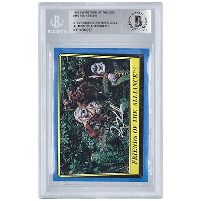 Ira Keeler Star Wars Autographed 1983 Topps Return of the Jedi #162 BAS Authenticated Card
