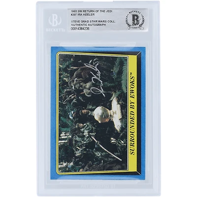 Ira Keeler Star Wars Autographed 1983 Topps Return of the Jedi #207 BAS Authenticated Card
