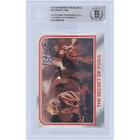 Dennis Lowe Star Wars Autographed 1980 Topps The Empire Strikes Back #63 BAS Authenticated Card