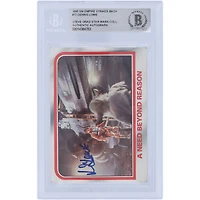 Dennis Lowe Star Wars Autographed 1980 Topps The Empire Strikes Back #72 BAS Authenticated Card
