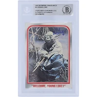 Dennis Lowe Star Wars Autographed 1980 Topps The Empire Strikes Back #59 BAS Authenticated Card
