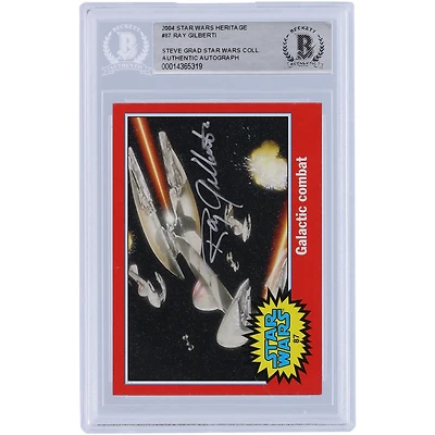 Ray Gilberti Autographed 2004 Topps Star Wars Heritage #87 BAS Authenticated Card
