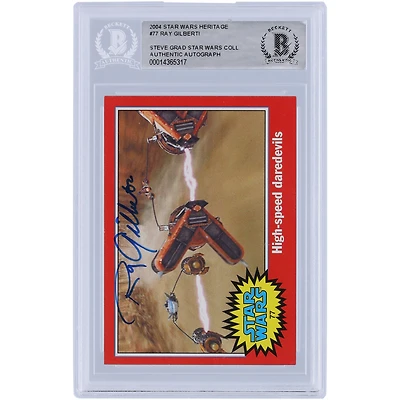 Ray Gilberti Autographed 2004 Topps Star Wars Heritage #77 BAS Authenticated Card
