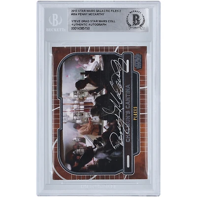 Penny McCarthy Star Wars Autographed 2013 Topps #654 BAS Authenticated Card