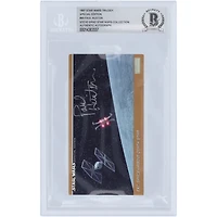 Paul Huston Autographed 1997 Topps Star Wars Widevision #49 BAS Authenticated Card