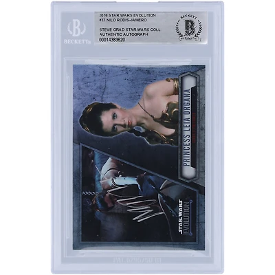 Nilo Rodis-Jamero Star Wars Autographed 2016 Topps #37 BAS Authenticated Card