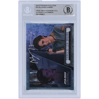 Nilo Rodis-Jamero Star Wars Autographed 2016 Topps #38 BAS Authenticated Card