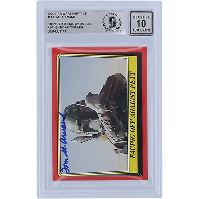 Tom St. Amand Star Wars Autographed 2004 Topps #51 BAS Authenticated 10 Card