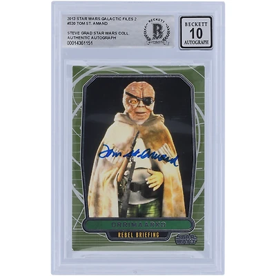 Tom St. Amand Star Wars Autographed 1980 Topps The Empire Strikes Back #23 BAS Authenticated 10 Card