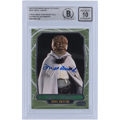 Tom St. Amand Star Wars Autographed 2013 Topps #529 BAS Authenticated 10 Card