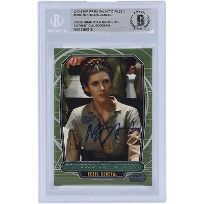 Nilo Rodis-Jamero Star Wars Autographed 2013 Topps Galactic Files 2 #510A BAS Authenticated Card