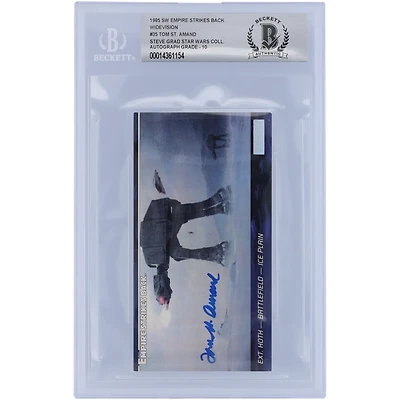 Tom St. Amand Star Wars Autographed 1995 Topps Widevision #35 BAS Authenticated 10 Card
