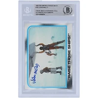 John Mollo Star Wars Autographed 1980 Topps The Empire Strikes Back #163 BAS Authenticated Card