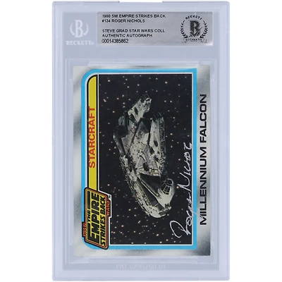 Roger Nichols Star Wars Autographed 1980 Topps The Empire Strikes Back #134 BAS Authenticated Card