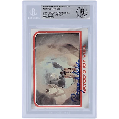 Roger Nichols Star Wars Autographed 1980 Topps The Empire Strikes Back #29 BAS Authenticated Card