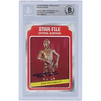 Ron Punter Star Wars Autographed 1980 Topps The Empire Strikes Back #6 BAS Authenticated Card