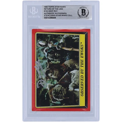 Deep Roy Star Wars Autographed 1983 Topps Return of the Jedi #102 BAS Authenticated Card