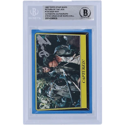 Deep Roy Star Wars Autographed 1983 Topps Return of the Jedi #135 BAS Authenticated Card