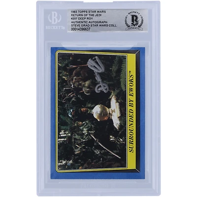 Deep Roy Star Wars Autographed 1983 Topps Return of the Jedi #207 BAS Authenticated Card