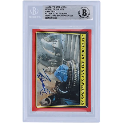 Deep Roy Star Wars Autographed 1983 Topps Return of the Jedi #20 BAS Authenticated Card