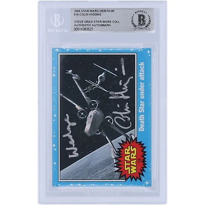 Colin Higgins Star Wars Autographed 2004 Topps Heritage #19 BGS Authenticated Card with "Wedge" Inscription
