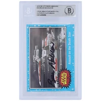 Bruce Nicholson Star Wars Autographed 2015 Topps Journey To The Force Awakens #39 BGS Authenticated Card