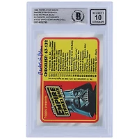 Patricia Blau Star Wars Autographed 1980 Topps The Empire Strikes Back #132 BGS Authenticated 10 Card