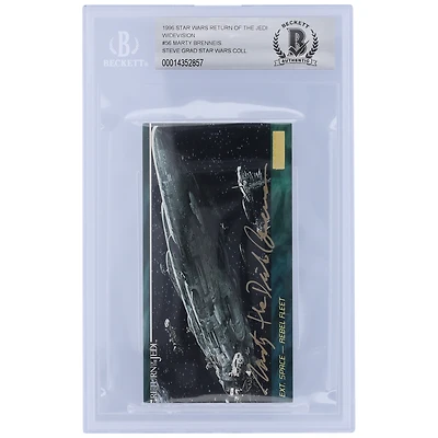Marty Brenneis Star Wars Autographed 1996 Topps Return of the Jedi Widevision #56 BGS Authenticated 10 Card