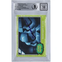 Doug Chiang Star Wars Autographed 2015 Topps Journey To The Force Awakens Slime Green #83 BGS Authenticated 10 Card