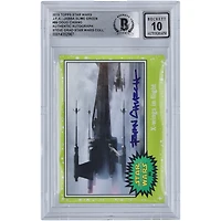 Doug Chiang Star Wars Autographed 2015 Topps Journey To The Force Awakens Slime Green #86 BGS Authenticated 10 Card