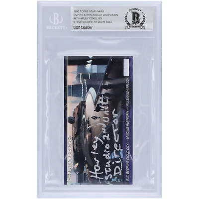 Harley Cokeliss Star Wars Autographed 1995 Topps The Empire Strikes Back Widevision #87 BGS Authenticated 10 Card with "Studio 2nd Unit Director" Inscription