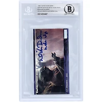 Nick Dudman Star Wars Autographed 1995 Topps The Empire Strikes Back Widevision #78 BGS Authenticated 10 Card with "Make Up" Inscription