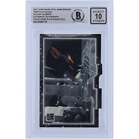 Ray Gilberti Star Wars Autographed 2007 Topps 30th Anniversary Triptych #13 BGS Authenticated 10 Card