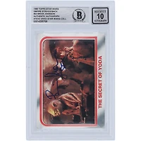Brian Johnson Star Wars Autographed 1980 Topps The Empire Strikes Back #63 BGS Authenticated 10 Card with "SFX" Inscription