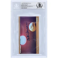Miki Herman Star Wars Autographed 1997 Topps Trilogy Special Edition Widevision #6 BGS Authenticated 10 Card