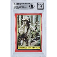 Ira Keeler Star Wars Autographed 1983 Topps Return of the Jedi #103 BGS Authenticated 10 Card
