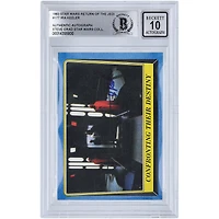 Ira Keeler Star Wars Autographed 1983 Topps Return of the Jedi #177 BGS Authenticated 10 Card