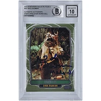 Nick Dudman Star Wars Autographed 2013 Topps Galactic Files 2 #521 BGS Authenticated 10 Card with "Make Up" Inscription