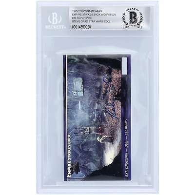 Kelvin Pike Star Wars Autographed 1995 Topps The Empire Strikes Back Widevision #82 BGS Authenticated 10 Card