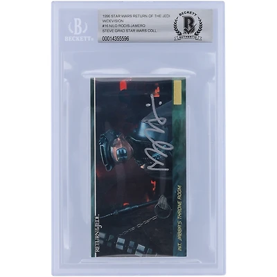 Nilo Rodis-Jamero Star Wars Autographed 1996 Topps Return of the Jedi Widevision #16 BGS Authenticated 10 Card