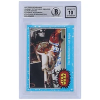 Ron Nathan Star Wars Autographed 2015 Topps Journey To The Force Awakens #38 BGS Authenticated 10 Card with "Luke Hand Double" Inscription
