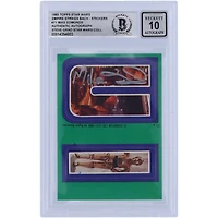 Mike Edmonds Star Wars Autographed 1980 Topps The Empire Strikes Back Stickers #71 BGS Authenticated 10 Card