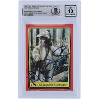 Mike Edmonds Star Wars Autographed 1983 Topps Return of the Jedi #103 BGS Authenticated 10 Card