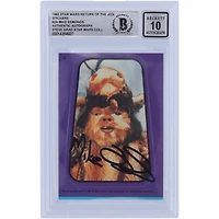 Mike Edmonds Star Wars Autographed 1983 Topps Return of the Jedi Sticker #2A BGS Authenticated 10 Card