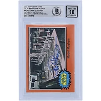 Lorne Peterson Star Wars Autographed 2015 Topps Journey To The Force Awakens Behind the Scenes #BTS3 BGS Authenticated 10 Card