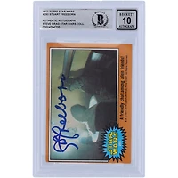Stuart Freeborn Autographed 1977 Topps Star Wars #293 BGS Authenticated 10 Card