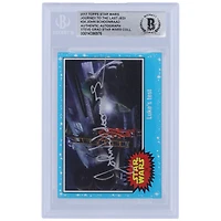 John Schoonraad Star Wars Autographed 2017 Topps Journey To The Last Jedi #24 BGS Authenticated Card
