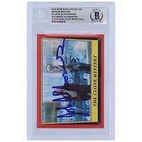 John Schoonraad Star Wars Autographed 2016 Topps Rogue One Mission Briefing #5 BGS Authenticated Card